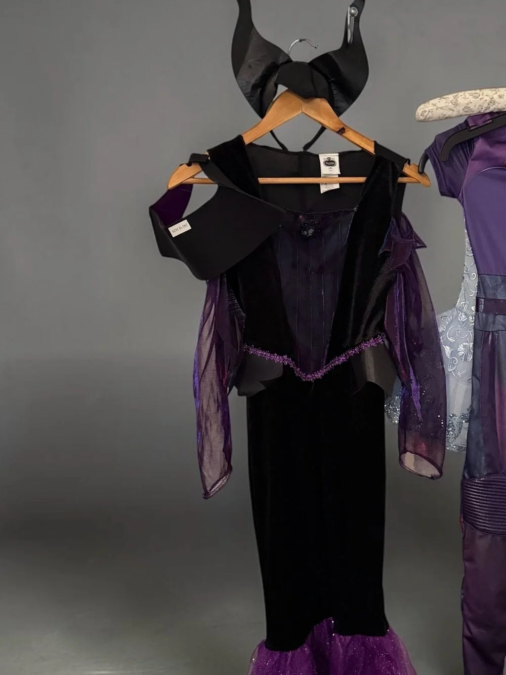 Disney Villains Kids Sleeping Beauty Maleficent Costume 10-12 Large